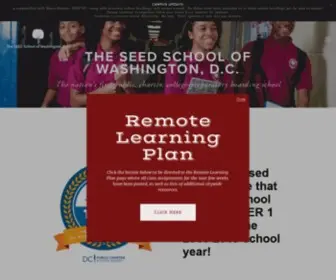 Seedschooldc.org(The SEED School of Washington) Screenshot