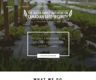 Seedsecurity.ca(Seedsecurity) Screenshot