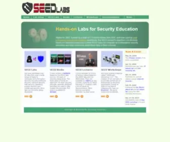 Seedsecuritylabs.org(SEED Project) Screenshot