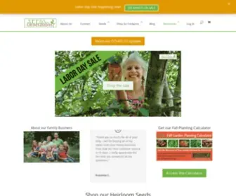 Seedsforgenerations.com(Heirloom Seeds for your Garden) Screenshot