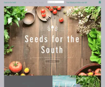 Seedsforthesouth.com(Vegetable Seeds) Screenshot