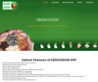 Seedsgrowerp.com(SEEDSGROW ERP) Screenshot