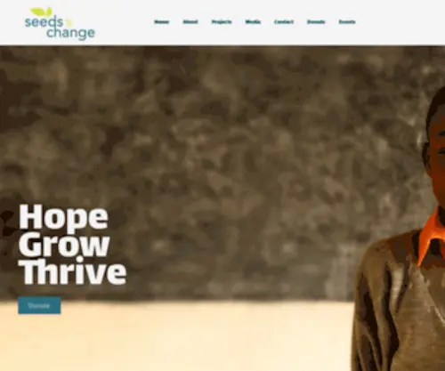 Seedsofchange.org(Hope Grow Thrive) Screenshot