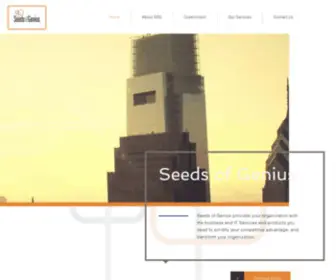 Seedsofgenius.com(Seeds of Genius Corporation) Screenshot