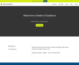Seedsofguidance.com(Seeds of Guidance) Screenshot