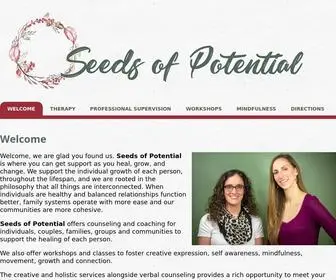 Seedsofpotential.com(Seeds of Potential) Screenshot