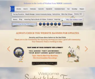 Seedsofwisdomteam.com(Home) Screenshot