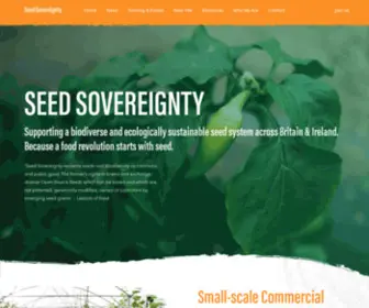 Seedsovereignty.info(Seed Sovereignty) Screenshot