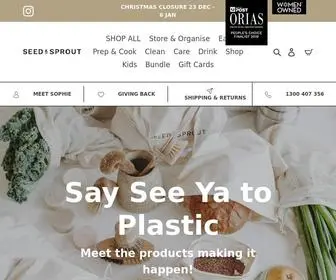 Seedsprout.com.au(Say See Ya to Plastic) Screenshot