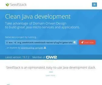 Seedstack.org(Clean Java development) Screenshot