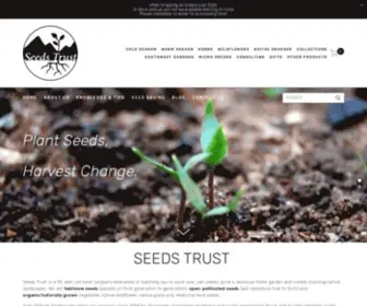 Seedstrust.com(Seeds Trust) Screenshot