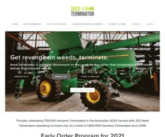 Seedterminator.com.au Screenshot