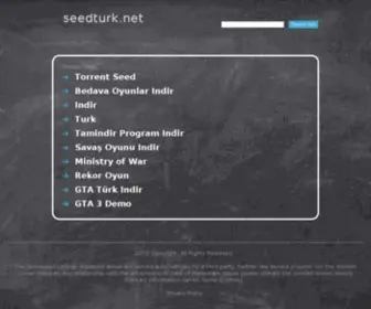 Seedturk.net(Hoşgeldiniz) Screenshot