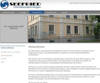 Seefried-IT.com(Seefried IT GmbH) Screenshot