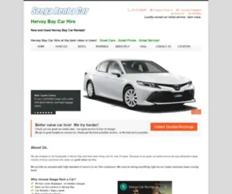 Seega.com.au(Car Hire Hervey Bay) Screenshot