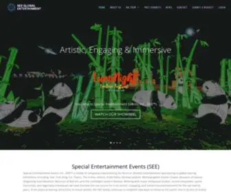 Seeglobalentertainment.com(SEE Global Entertainment) Screenshot