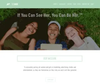 Seeher.com(SeeHer's mission) Screenshot