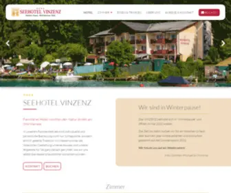 Seehotel-Vinzenz.info(Seehotel Vinzenz Offizielle Webseite) Screenshot