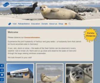 Seehundstation-Friedrichskoog.de(Seehundstation Friedrichskoog) Screenshot