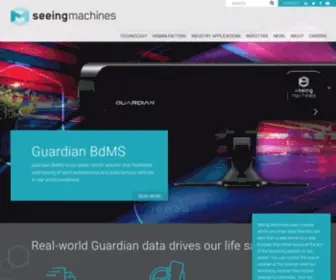 Seeingmachines.com(Driver monitoring technology for automotive) Screenshot
