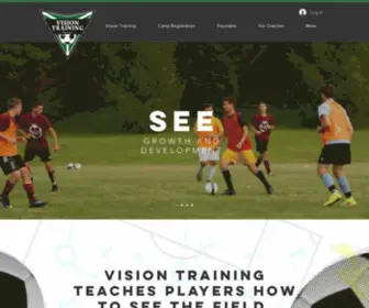 Seeingthefield.com(Vision Training Soccer) Screenshot