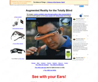 Seeingwithsound.com(Seeing with Sound) Screenshot