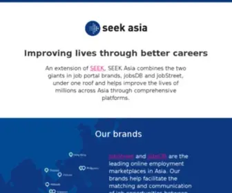 Seekasia.com(SEEK Asia) Screenshot
