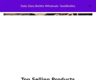 Seekbottles.com(Glass bottle manufacturer in China) Screenshot