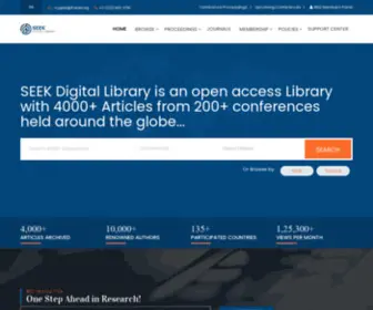 Seekdl.org(SEEK DIGITAL LIBRARY) Screenshot
