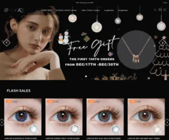 Seeke.com(Colored Contact Lenses) Screenshot