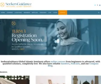 Seekershub.org(SeekersGuidance) Screenshot