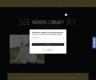 Seekerslibrary.net(Home Landing) Screenshot