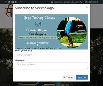 Seekhoyoga.com(Yoga asanas) Screenshot