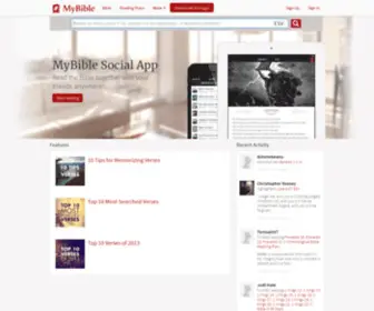 Seeking.org(My Bible) Screenshot