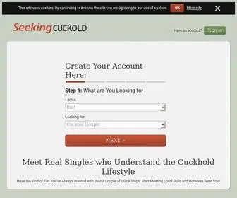 Seekingcuckold.com(Hotwives looking) Screenshot