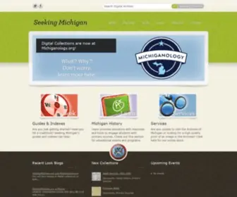 Seekingmichigan.org(Seeking Michigan) Screenshot