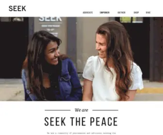 Seekingpeace.org(Seek The Peace) Screenshot