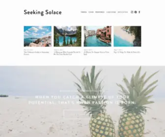 Seekingsolaceblog.com(Seeking Solace) Screenshot
