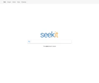 Seekit.com(Seekit Safe and Customizable Search) Screenshot