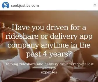 Seekjustice.com(Seek Justice) Screenshot