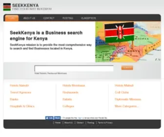 Seekkenya.com(Find your way in Kenya) Screenshot