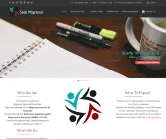 Seekmigration.com.au(Seekmigration) Screenshot