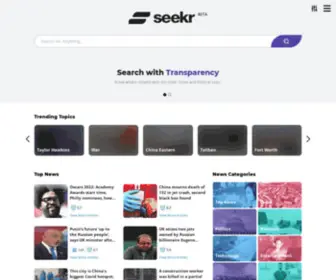 Seekr.com(Seekr) Screenshot