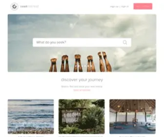 Seekretreat.com(Yoga Retreats on Seek Retreat) Screenshot