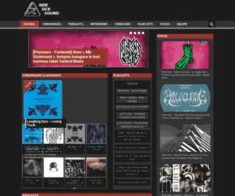 Seeksicksound.com(Les musiques électroniques résonnent dans nos colonnes) Screenshot