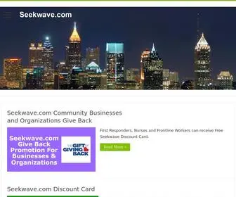 Seekwave.com(How to start your Online business) Screenshot