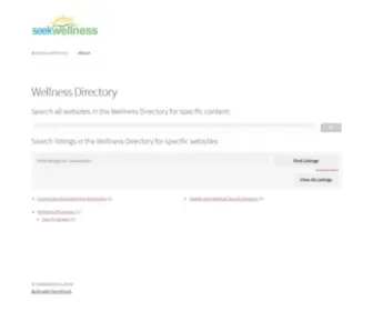 Seekwellness.com(Urinary incontinence) Screenshot