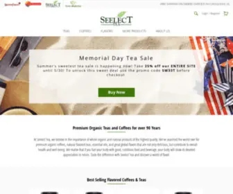 Seelecttea.com(Naturally Flavored Teas & Premium Coffees) Screenshot