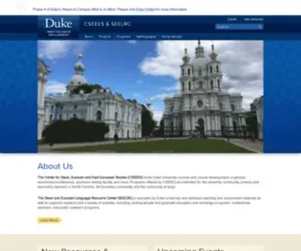 Seelrc.org(Duke CSEEES & SEELRC) Screenshot