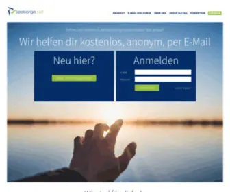 Seelsorge.net(100% anonym) Screenshot